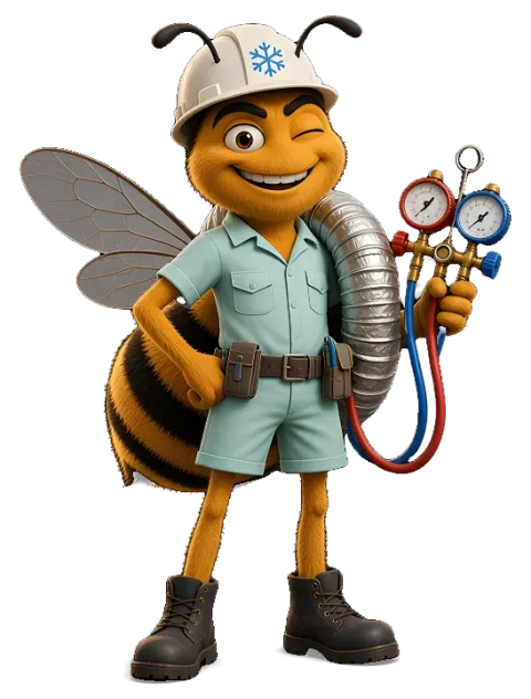 Frosty Coilwell, our hvac / mechanical bee