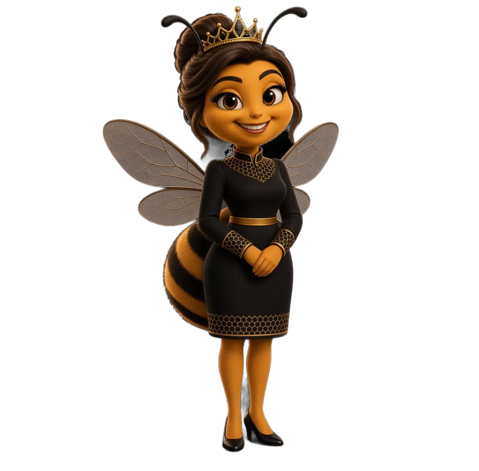 Boss Bee, the queen of our hive