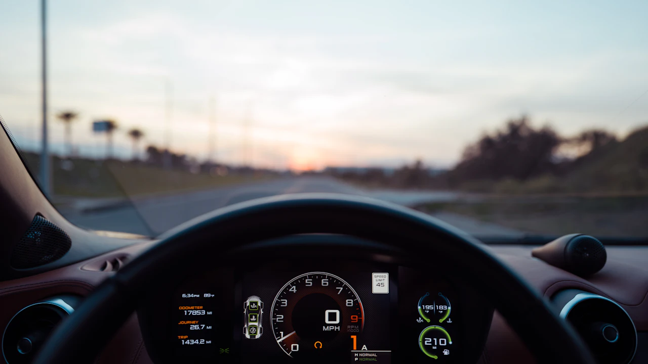 A car instrument panel